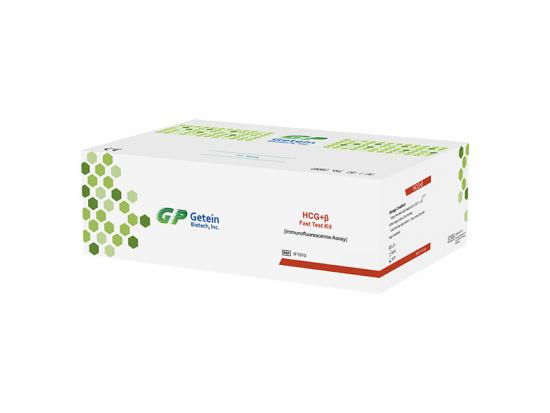 Kit de test rapide HCG+β (test d'immunofluorescence)
