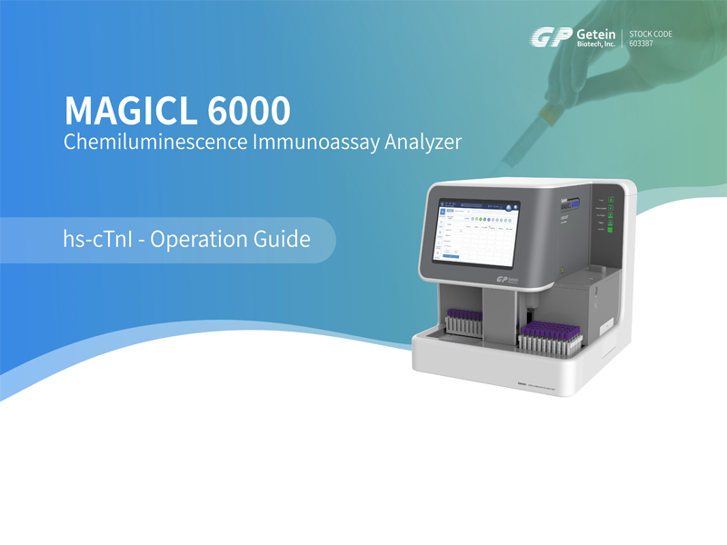 Guide d'utilisation de l'analyseur d'immunodosage par chimiluminescence MAGICL 6000