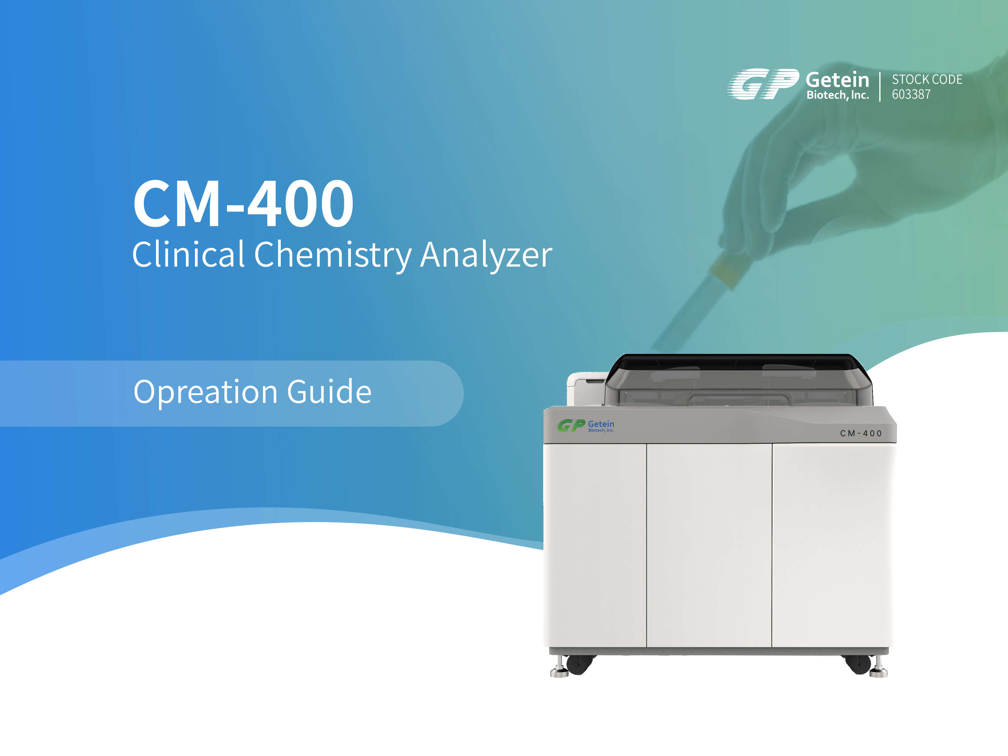 Guide d'utilisation de l'analyseur de chimie clinique Getein CM-400